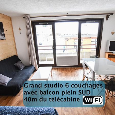 Le Relai S34 - Grand et lumineux studio avec coin montagne 4-6 pers, 50m des pistes, grand balcon exposé SUD, DRAPS NON COMPRIS Saint-Jean-dʼAulps Esterno foto