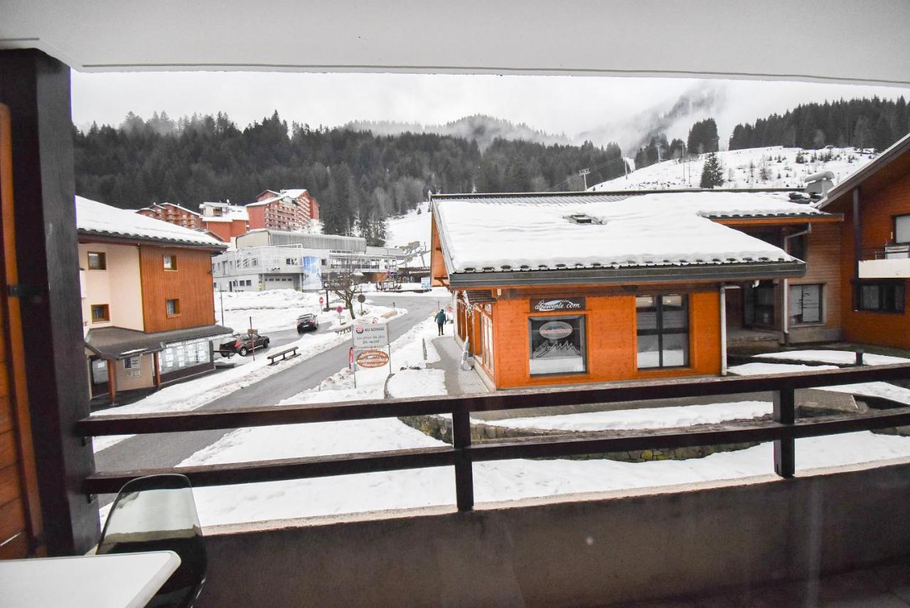Le Relai S34 - Grand et lumineux studio avec coin montagne 4-6 pers, 50m des pistes, grand balcon exposé SUD, DRAPS NON COMPRIS Saint-Jean-dʼAulps Esterno foto