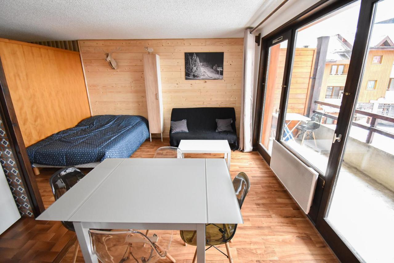 Le Relai S34 - Grand et lumineux studio avec coin montagne 4-6 pers, 50m des pistes, grand balcon exposé SUD, DRAPS NON COMPRIS Saint-Jean-dʼAulps Esterno foto