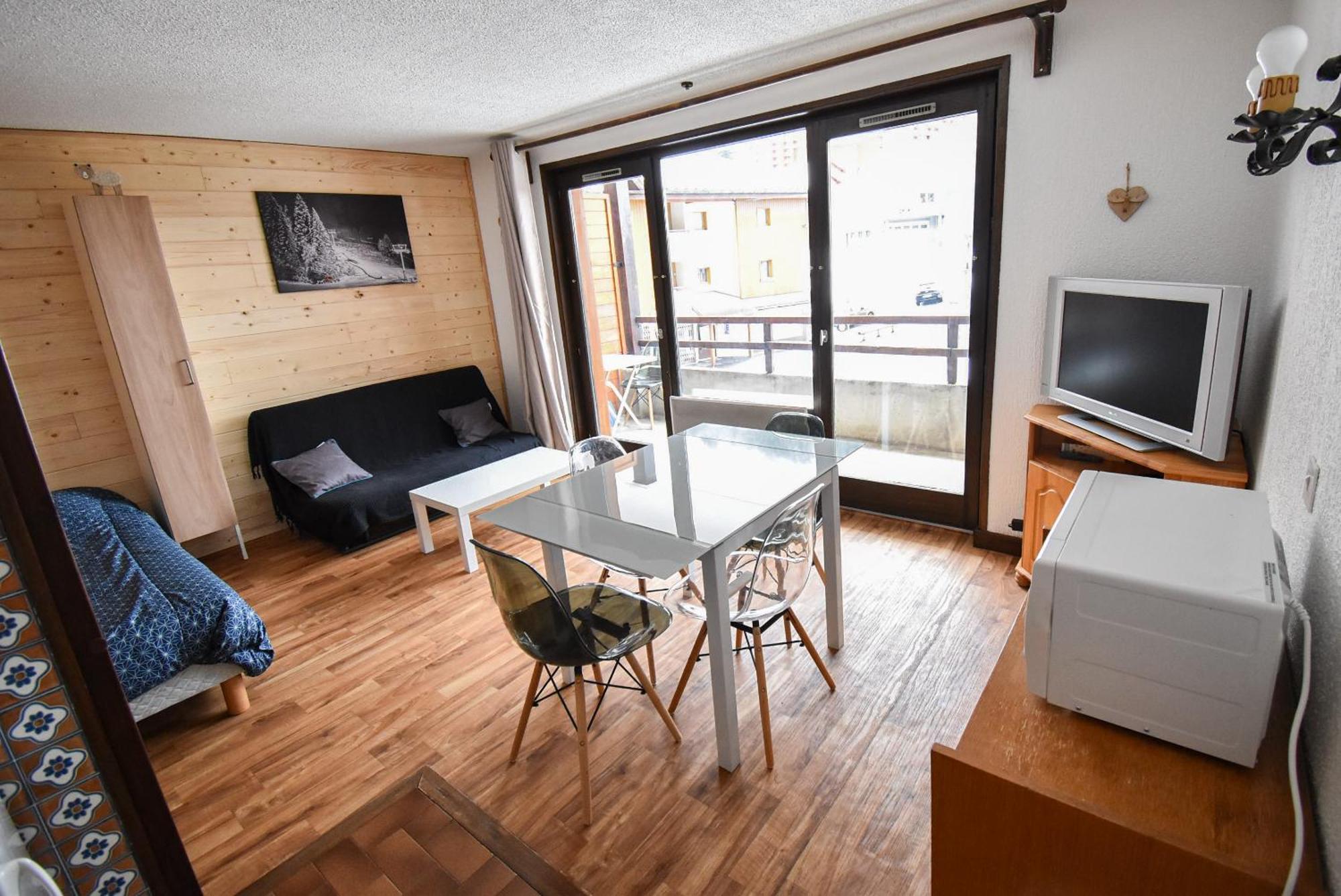 Le Relai S34 - Grand et lumineux studio avec coin montagne 4-6 pers, 50m des pistes, grand balcon exposé SUD, DRAPS NON COMPRIS Saint-Jean-dʼAulps Esterno foto
